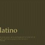 Palatino Typography Wallpaper