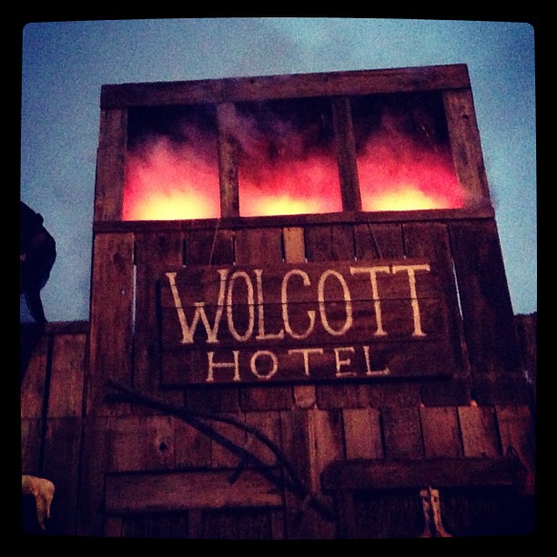 At the Wolcott Hotel.