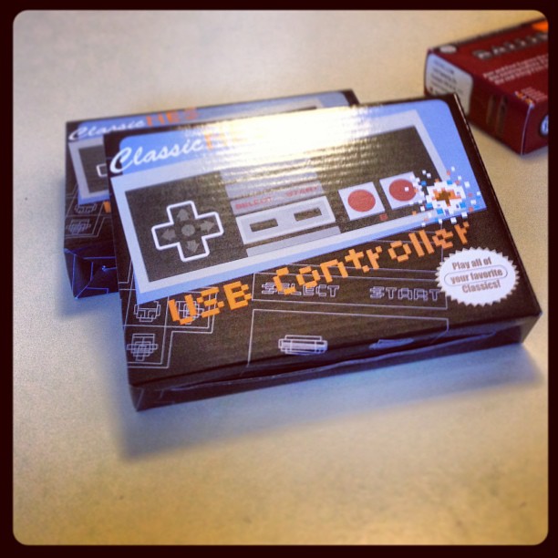 Just got this great Christmas gift from @spurzack. Stoked! Spent the afternoon playing Super Mario 3 with Melissa.