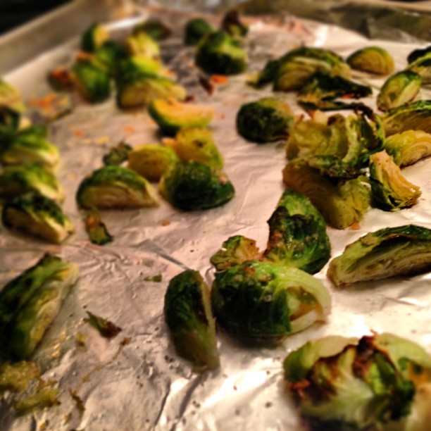 12 year old me is really disappointed in present day me in how much I like roasted brussel sprouts.