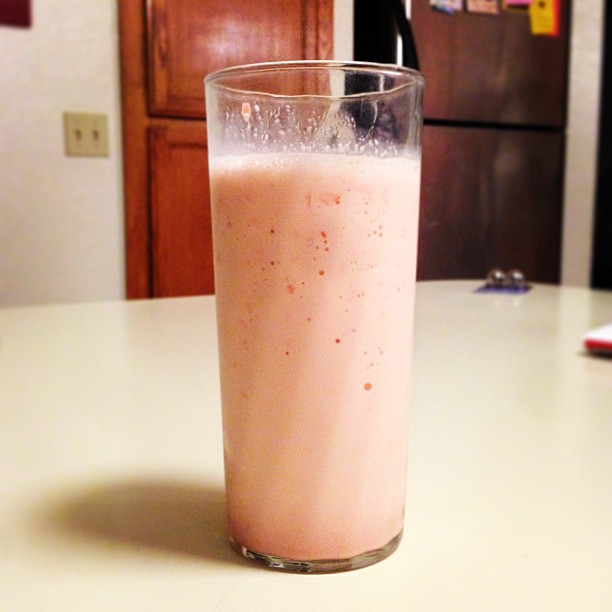 The most delicious cherry shake...