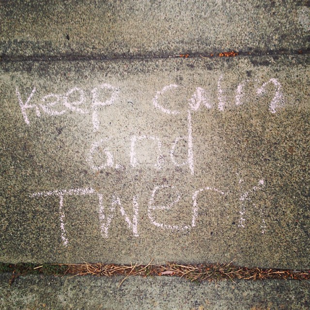Sage street advice.