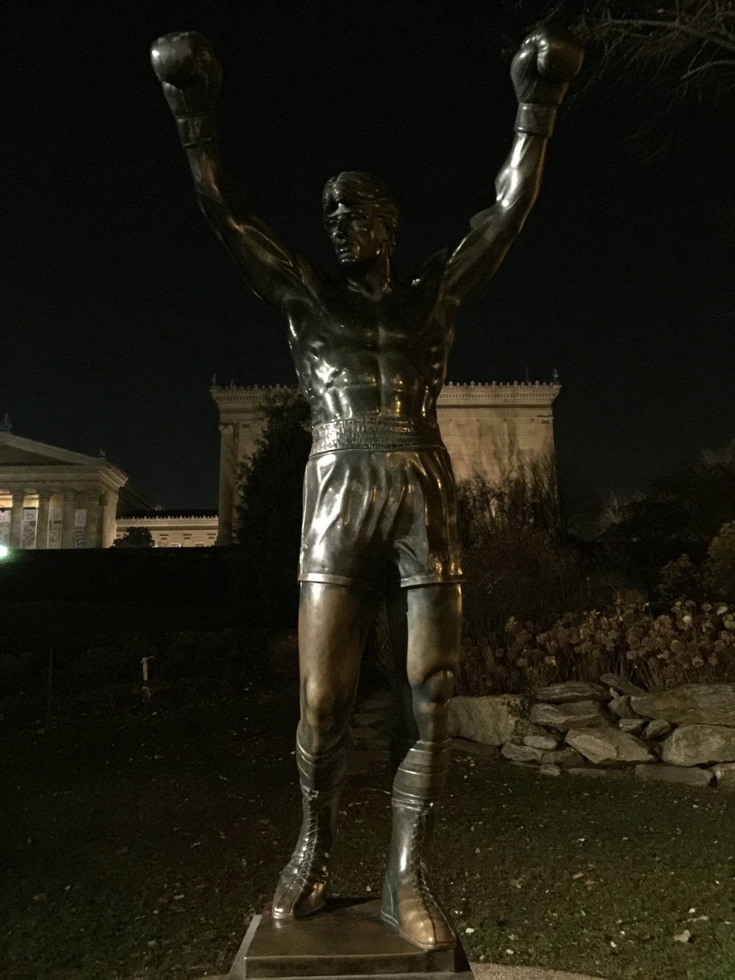Checked in at Rocky Statue